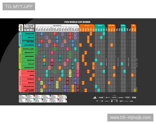 美加墨世界杯赛程公布帮助球迷合理安排观赛时间和关注重点
